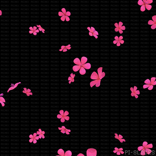 animated  flowers background - GIF animé gratuit