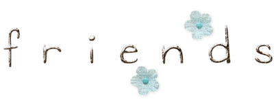 text friends flower silver letter tube - darmowe png