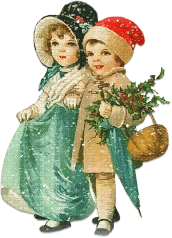soave children girl boy vintage couple friends - 無料png