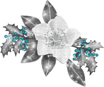 soave deco branch flowers branch holly white - zdarma png