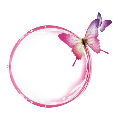 Circle butterfly ❤️ elizamio - ücretsiz png