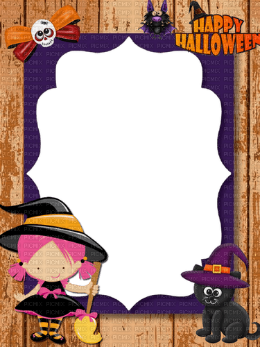 MMarcia frame cadre halloween - δωρεάν png