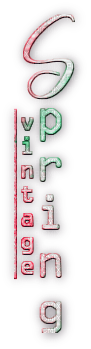 soave text vintage spring pink green - δωρεάν png