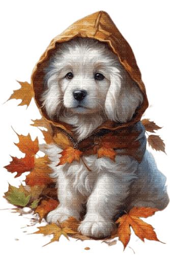 dog, hund, herbst, autumn, automne - bezmaksas png