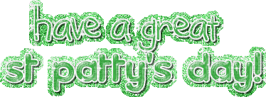 Have A Great St. Patty's Day Text - Zdarma animovaný GIF