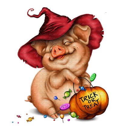 halloween pig by nataliplus - png grátis