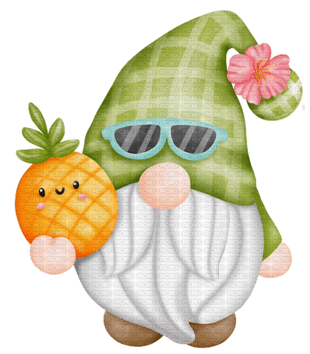 kikkapink ananas gnome fruit - kostenlos png