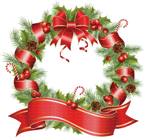 Christmas wreath. Christmas decoration. Leila - nemokama png