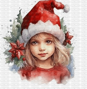 Christmas Girl - Free PNG