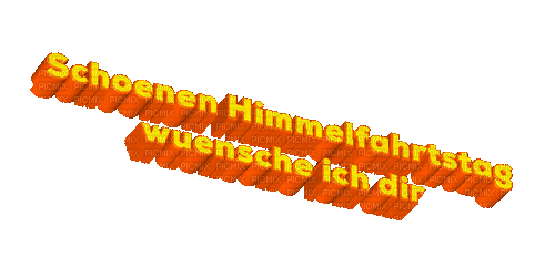 Schönen Himmelfahrt - Animovaný GIF zadarmo