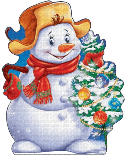 Weihnachten, Winter, Schneemann, Snowman - ücretsiz png