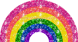 Glitter Rainbow - GIF เคลื่อนไหวฟรี
