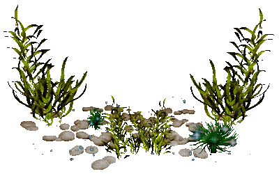 sea plant (created with gimp) - GIF animado grátis