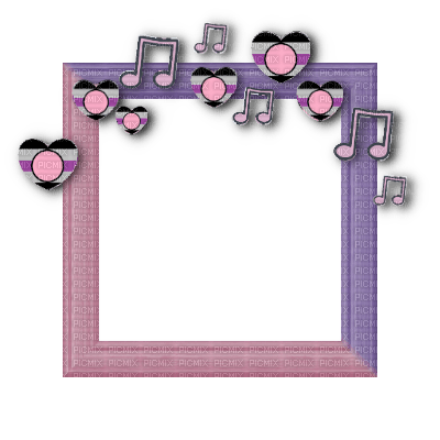 Small Pink/Purple Frame - PNG gratuit
