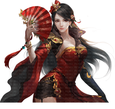 oriental woman bp - nemokama png
