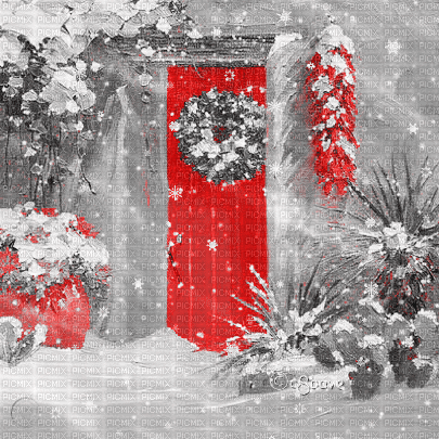 soave background animated vintage christmas winter - Безплатен анимиран GIF