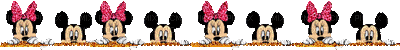 image encre animé effet barre scintillant briller Minnie Mickey Disney edited by me - GIF animé gratuit
