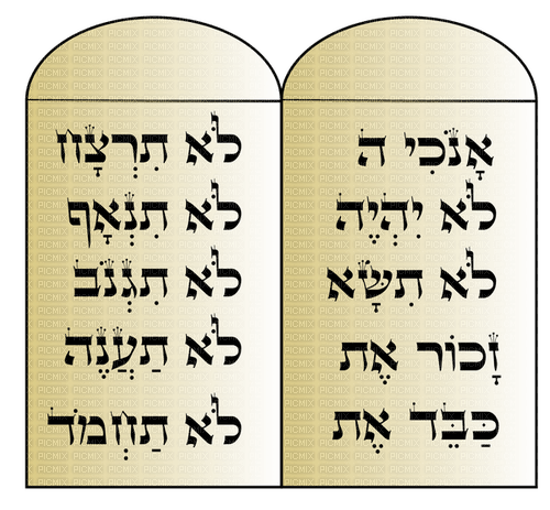 The Ten Commandments - zdarma png