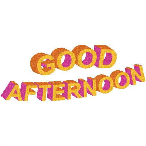 Good Afternoon - GIF animé gratuit