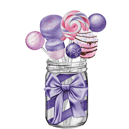 kikkapink lollipop birthday deco - безплатен png