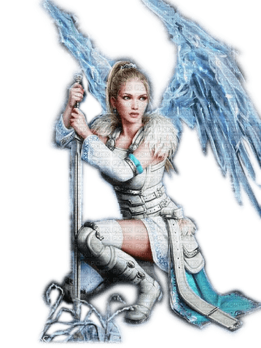 Rena blue Angel Fantasy Girl - gratis png