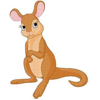 Kaz_Creations Cute Cartoon Kangaroo - Free PNG