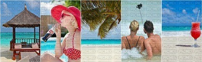 matka-kollaasi, travel collage - darmowe png