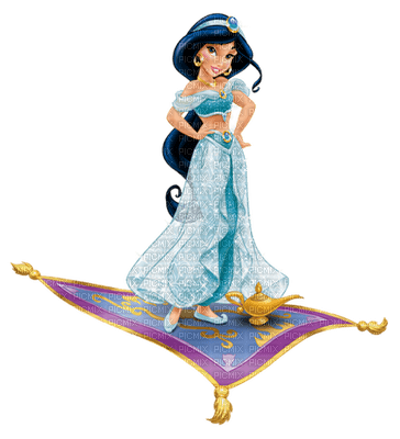 Jasmine vole sur le tapis - png gratuito