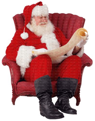 Santa's list bp - ücretsiz png