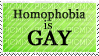 homophobia is gay - GIF animé gratuit