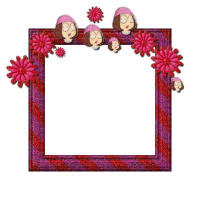 Small Red/Pink Frame - PNG gratuit