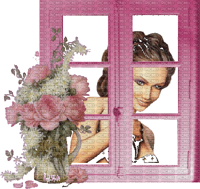 Lady behind the window - GIF animé gratuit