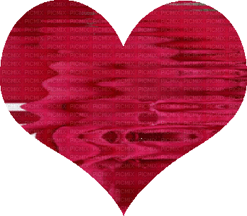 Red Water Heart - Bezmaksas animēts GIF