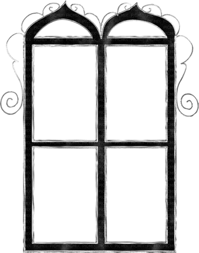 kikkapink deco scrap gothic window - bezmaksas png