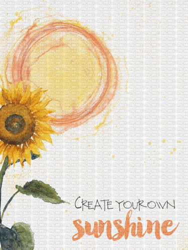 journalcard sun sunflower wordart - besplatni png