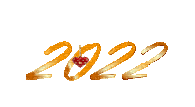 2022  new year gif dubravka4 - GIF เคลื่อนไหวฟรี