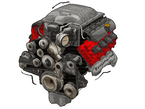 Motor Engine - Bezmaksas animēts GIF