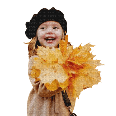 child autumn  enfant automne - фрее пнг
