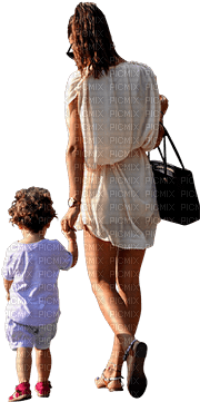 mother and child sunshine3 - 免费PNG