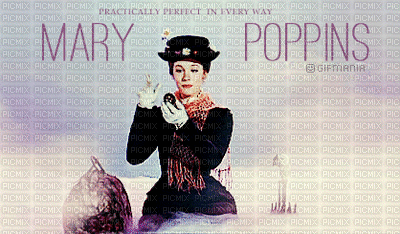 Mary Poppins - Безплатен анимиран GIF
