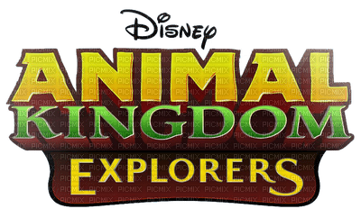 Kaz_Creations Logo Text Animal Kingdom Explores - безплатен png