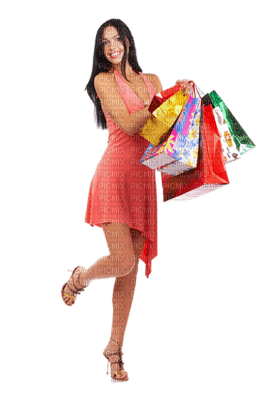 woman shopping bp - zdarma png