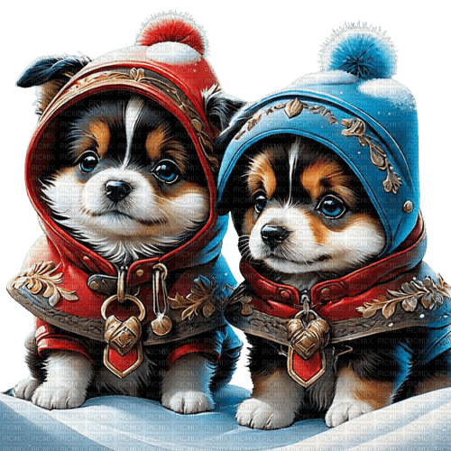 loly33 chien hiver - zdarma png