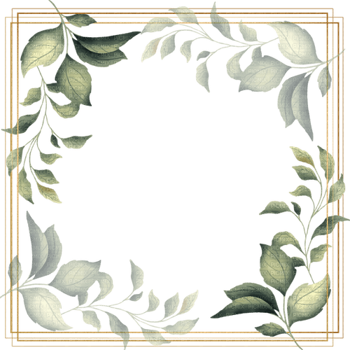 Frame Leaves - png gratuito
