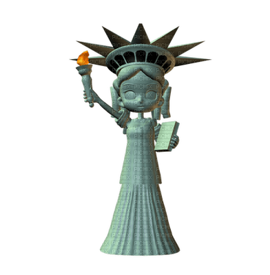 Kathleen Reynolds 4th July American USA Statue-Of-Liberty - nemokama png