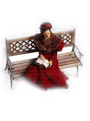 Kaz_Creations Woman Femme Sitting Bench Seat - δωρεάν png