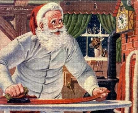 Weihnachtsmann, vintage - png gratis