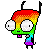rainbow gir - Darmowy animowany GIF
