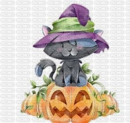 halloween cat - png grátis