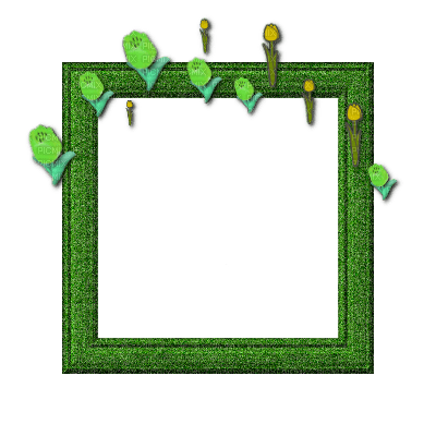 Small Green Frame - besplatni png